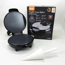 Вафельниця для хрустких вафель побутова RAF R.220 1200 Вт, Вафельниця для приготування смачних вафель FX-55