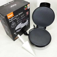 Вафельниця для рельєфних вафель RAF, Вафлі в домашніх умовах, Вафельниця для тонких вафель CE-39