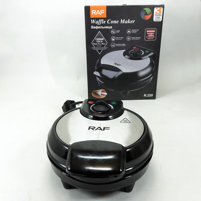 Вафельниця для рельєфних вафель RAF, Вафлі в домашніх умовах, Вафельниця для тонких вафель CE-39