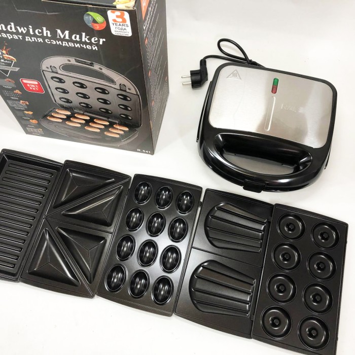 Гриль контактний плоский, Притискний гриль для булочок і сендвічів настільний для овочів OU-25