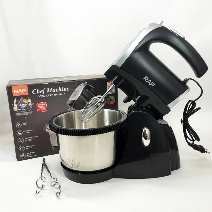 Стаціонарний міксер з насадками RAF, Портативний ручний міксер Ручний для випічки EH-34