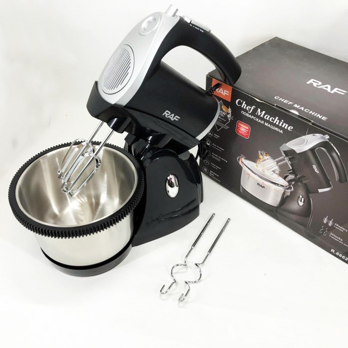 Стаціонарний міксер з насадками RAF, Портативний ручний міксер Ручний для випічки EH-34