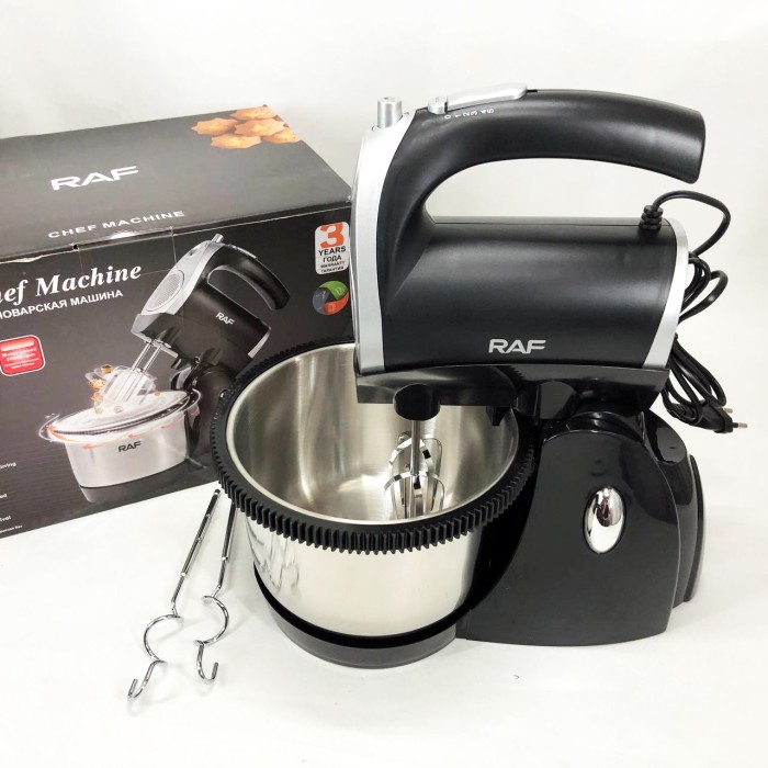 Стаціонарний міксер з насадками RAF, Портативний ручний міксер Ручний для випічки EH-34
