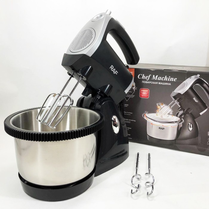 Стаціонарний міксер з насадками RAF, Портативний ручний міксер Ручний для випічки EH-34