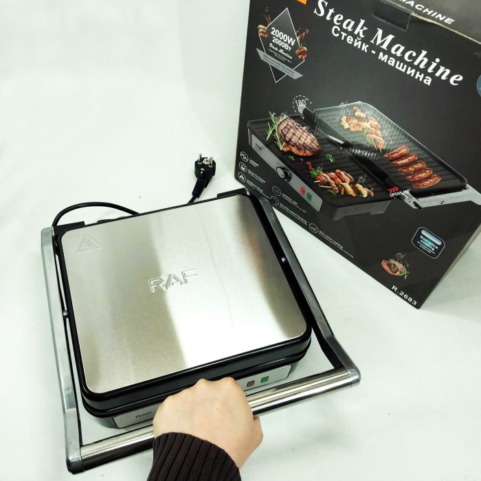 Домашній гриль бутербродниця, Гриль для стейків для кухні Контактний шашликів TJ-77
