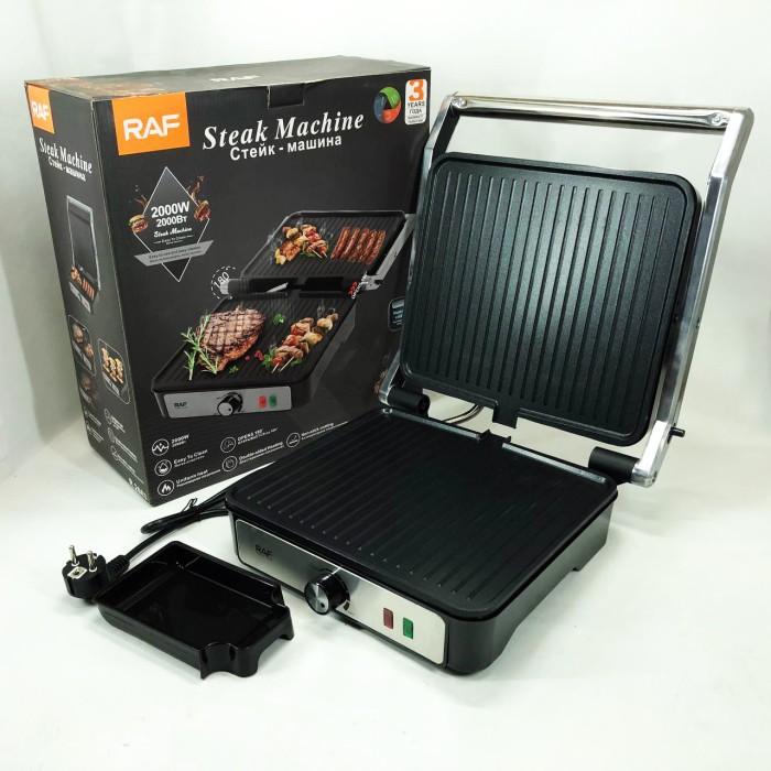 Домашній гриль бутербродниця, Гриль для стейків для кухні Контактний шашликів TJ-77