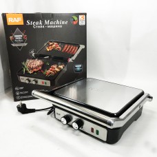 Гриль контактний плоский, Електрична вафельниця для сендвічів, Електрогриль настільний для м'яса MB-54