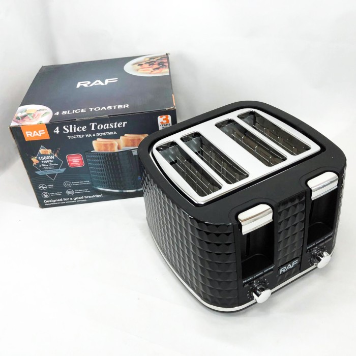 Тостер зі ступенями підсмажування RAF, Тостер компактний з антипригарним покриттям JL-61