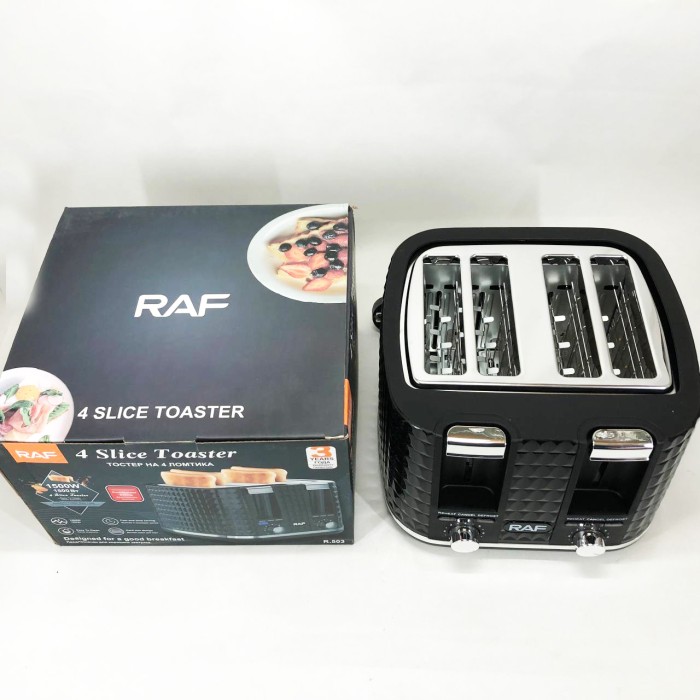 Тостер зі ступенями підсмажування RAF, Тостер компактний з антипригарним покриттям JL-61