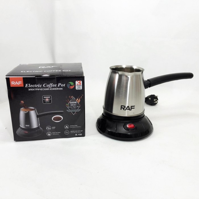 Електронна турка RAF, Електротурка 0.5л, Електрична турка з автовідключенням при закипанні MG-83