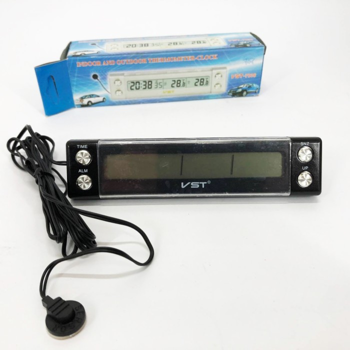 Автогодинник з датчиком температури VST-7036
