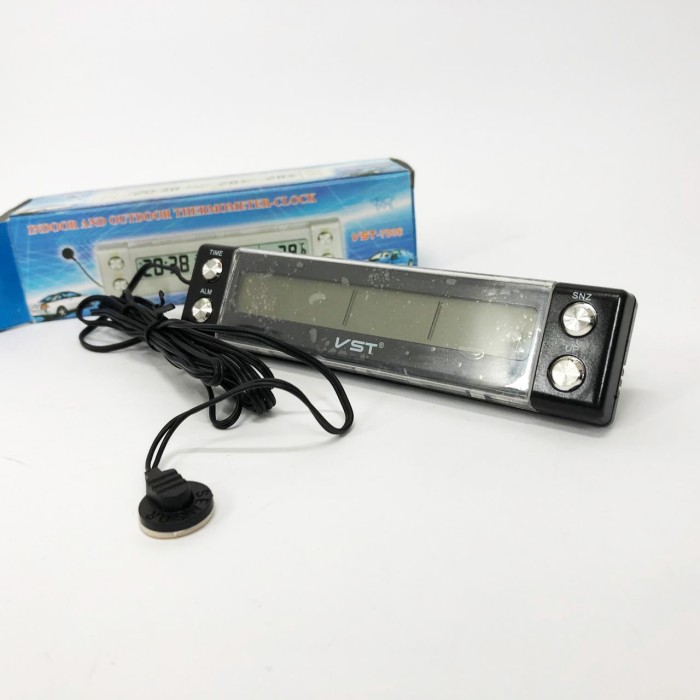 Автогодинник з датчиком температури VST-7036 YR-93