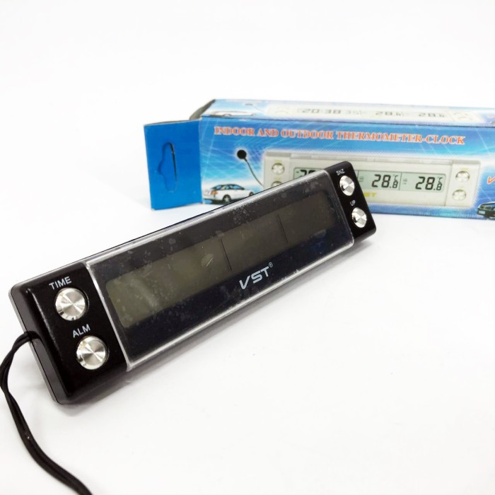 Автогодинник з датчиком температури VST-7036 YR-93