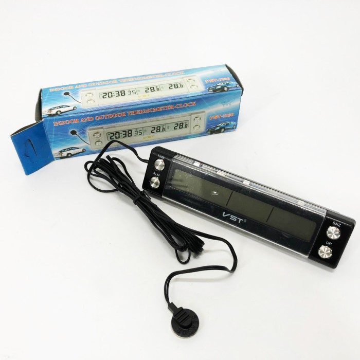 Автогодинник з датчиком температури VST-7036 YR-93