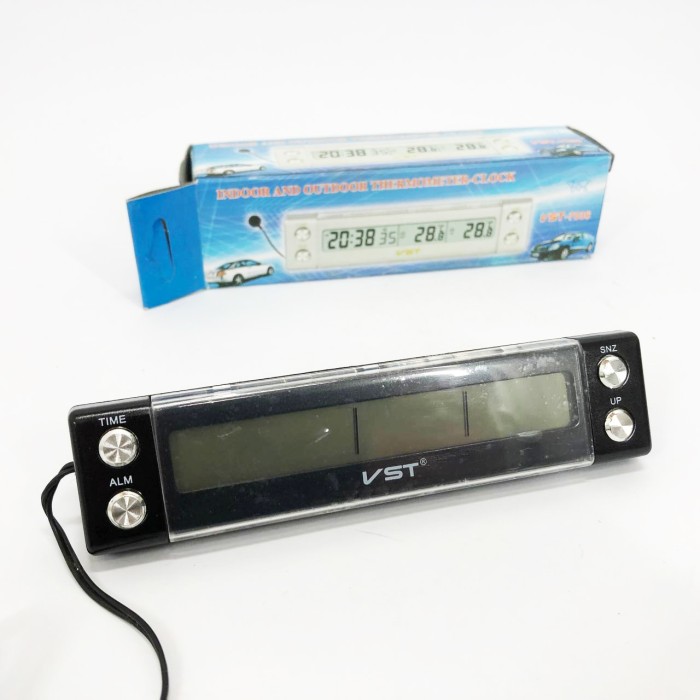 Автогодинник з датчиком температури VST-7036 YR-93