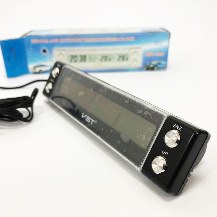Автогодинник з датчиком температури VST-7036 YR-93