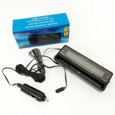 Автомобільний годинник з термометром та вольтметром VST-7010V IF-49