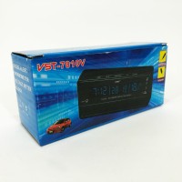 Автомобільний годинник з термометром та вольтметром VST-7010V WL-82