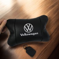 Подарунок подушка дорожня Volkswagen 1шт, Подушка підголівник для водія, Автоподушка під голову TN-63