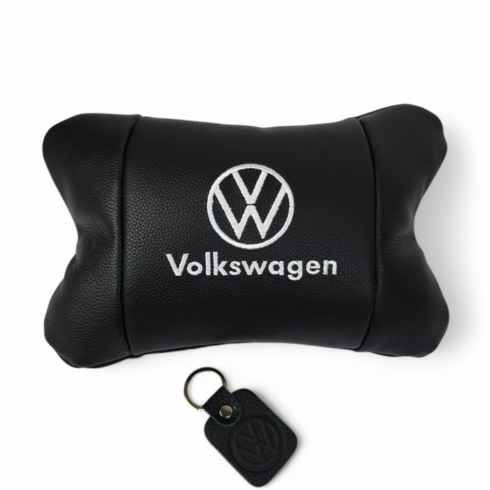 Подарунок подушка дорожня Volkswagen 1шт, Подушка підголівник для водія, Автоподушка під голову TN-63