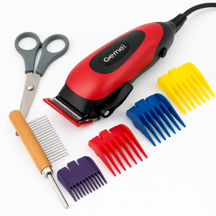 Акумуляторна машинка для стрижки кішок Gemei, Машинка для стрижки собак з проблемною шерстю RD-78