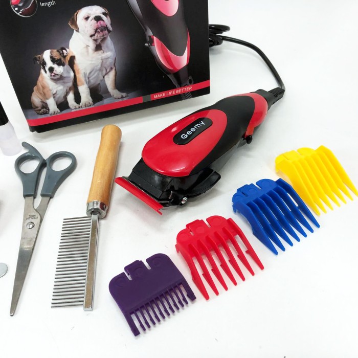 Тример для домашніх тварин з насадками, Набір для стрижки собак і кішок Машинка стрижки котів ZB-83