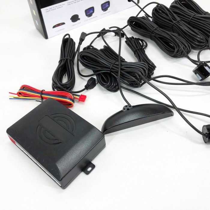 Парктронік (паркувальний радар) Assistant Parking Sensor, 8 чорних датчиків YW-91