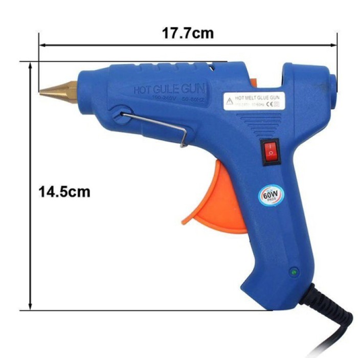 Клейовий пістолет з вимикачем Xunlei XL-F60 60W для стрижня 11,5 мм FC-90