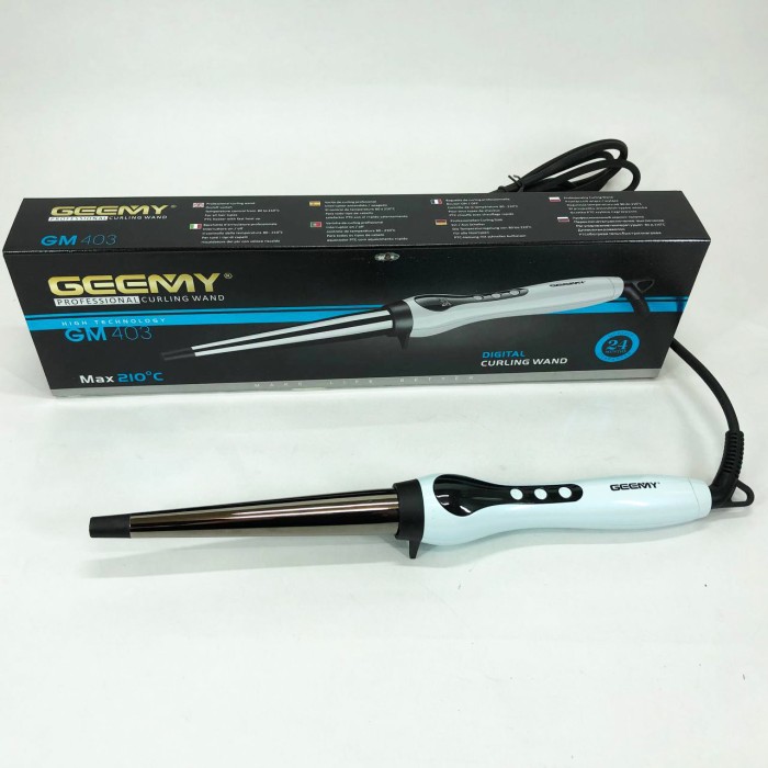 Конусна професійна плойка для локонів Gemei GM-403 30Вт до 200°C