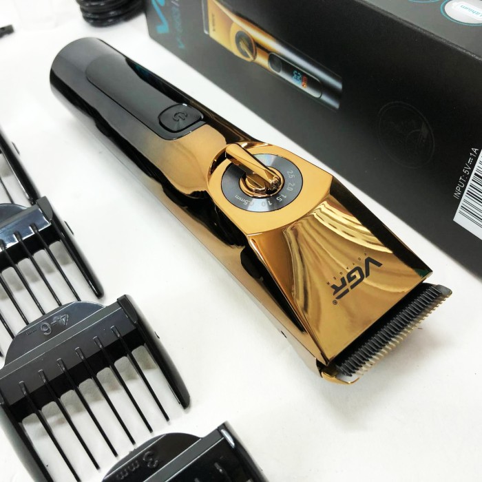 Машинка для стрижки з додатковими насадками VGR V-663, Електрична машинка для стрижки потужна CH-28