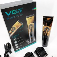 Професійна машинка для стрижки з насадками VGR V-663, Машинка для стрижки акумуляторна з насадками SH-54