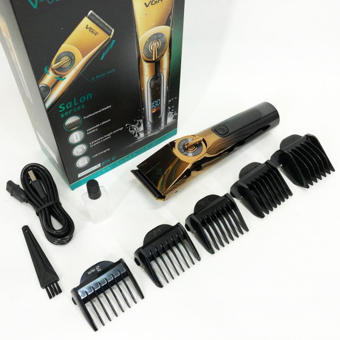 Професійна машинка для стрижки з насадками VGR V-663, Машинка для стрижки акумуляторна з насадками SH-54