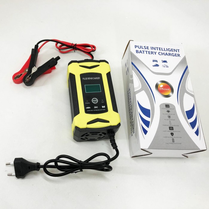 Зарядний пристрій Smart Charger 12V 6A для автомобільного акумулятора