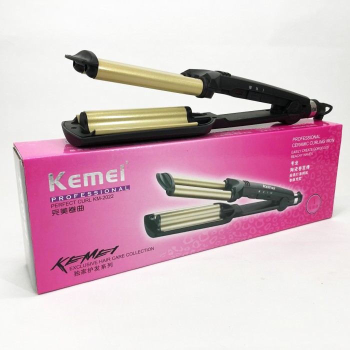 Круті плойки для волосся Kemei KM-2022, Стайлер для волосся, Плойка-щипці ZW-566 для волосся
