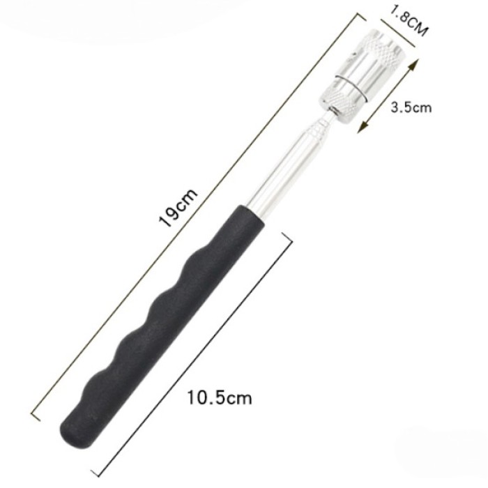 Телескопічний магніт з підсвічуванням для вилучення з важкодоступних місць 19-80 см OL-24