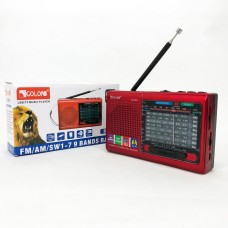 Всехвильовий радіоприймач з телескопічною антеною MP3 USB Golon RX-6622, Радіоприймачі аналогові HS-57