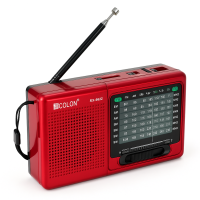 Портативна стовпчик радіо MP3 USB Golon RX-6622. Колір: червоний