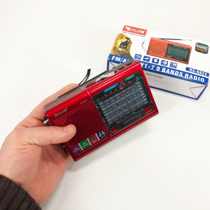 Радіоприймач 220v, що працює від мережі, Радіоприймач ретро AM FM з розширеним діапазоном GK-58