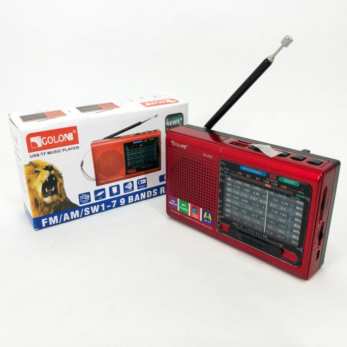 Радіоприймач всехвильовий MP3 USB Golon RX-6622, Кращі цифрові радіоприймачі, GP-769 Приймач фм