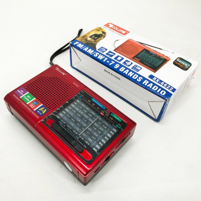 Радіоприймач всехвильовий MP3 USB Golon RX-6622, Кращі цифрові радіоприймачі, GP-769 Приймач фм