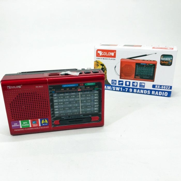 Радіоприймач всехвильовий MP3 USB Golon RX-6622, Кращі цифрові радіоприймачі, GP-769 Приймач фм