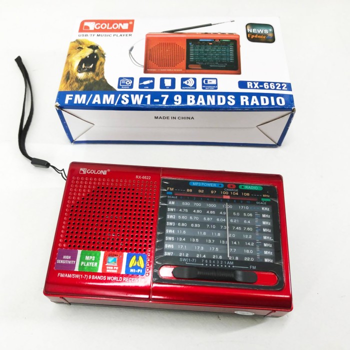 Радіоприймач всехвильовий MP3 USB Golon RX-6622, Кращі цифрові радіоприймачі, GP-769 Приймач фм