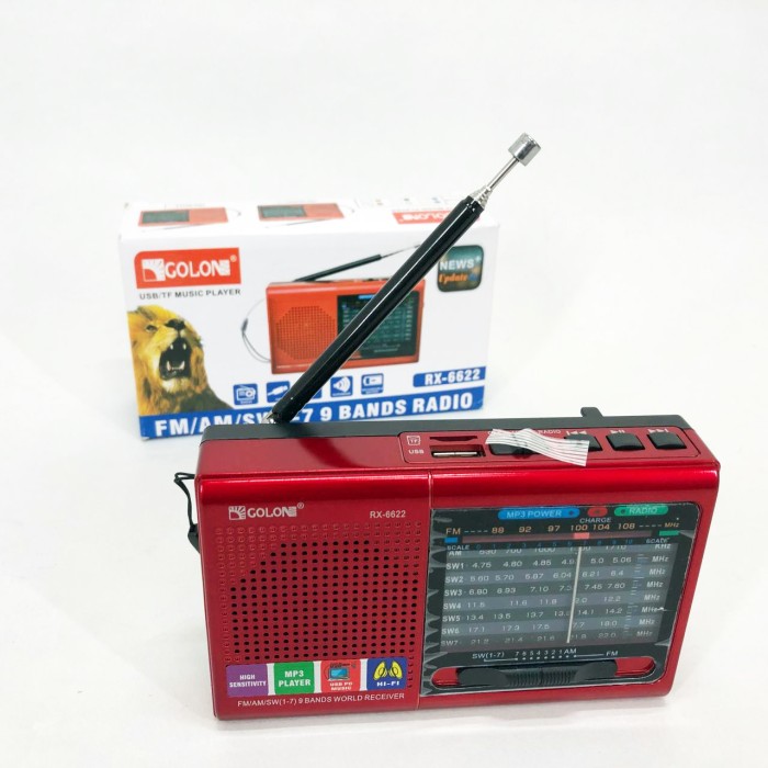 Радіоприймач всехвильовий MP3 USB Golon RX-6622, Кращі цифрові радіоприймачі, GP-769 Приймач фм