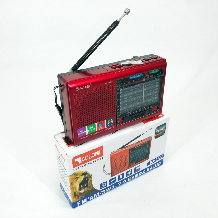 Радіоприймач всехвильовий MP3 USB Golon RX-6622, Кращі цифрові радіоприймачі, GP-769 Приймач фм