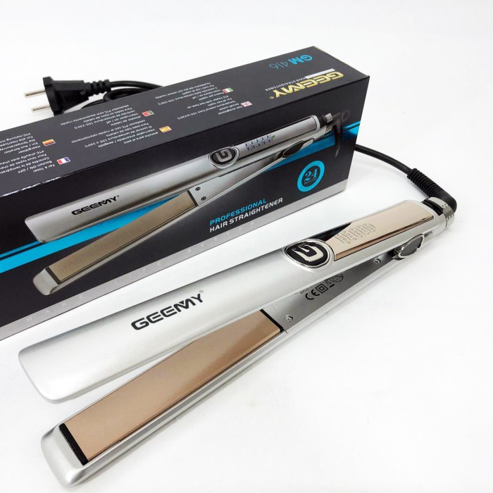 Щітка-щипці для випрямлення волосся Gemei GM-416, Електричний випрямляч для гладкого волосся XE-90