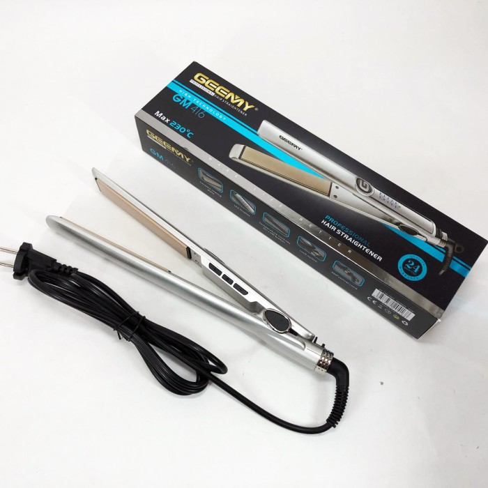 Щітка-щипці для випрямлення волосся Gemei GM-416, Електричний випрямляч для гладкого волосся XE-90