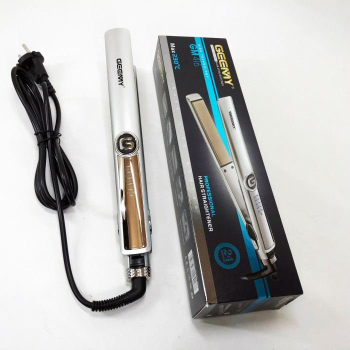 Випрямляч для завивки волосся Gemei GM-416, Гребінець випрямляч Праска для випрямлення YN-45