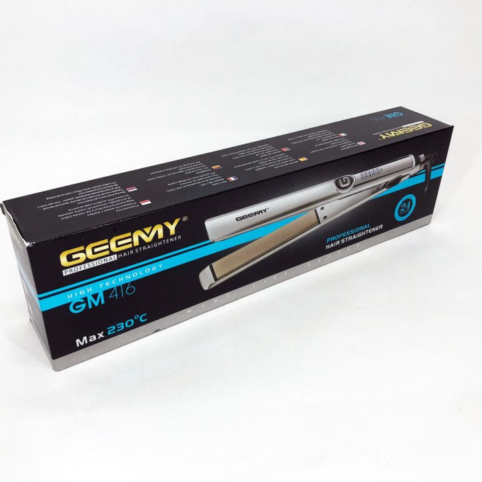 Випрямляч для завивки волосся Gemei GM-416, Гребінець випрямляч Праска для випрямлення YN-45