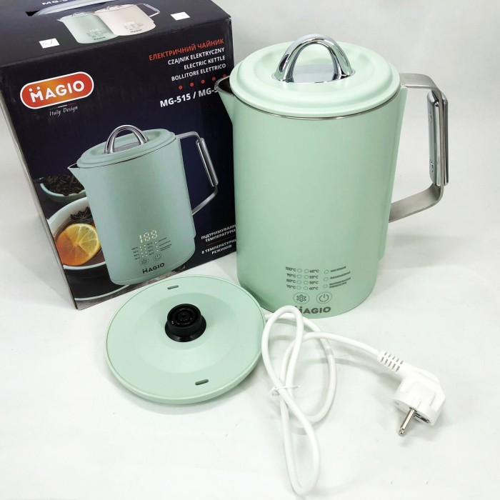 Компактний електричний чайник для дому, Ергономічний електричний чайник, Електрочайник нержавіюча сталь ZC-81