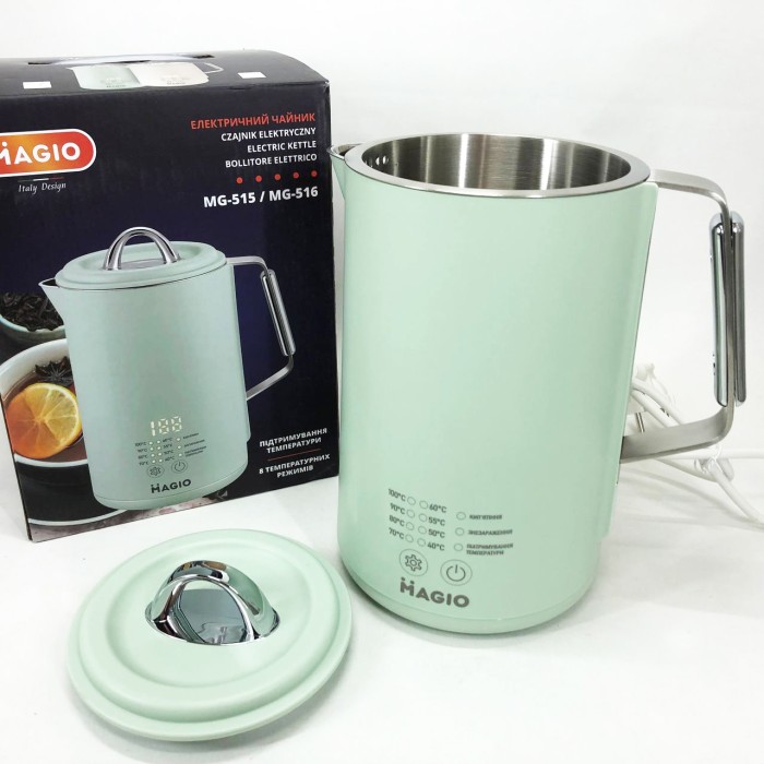 Компактний електричний чайник для дому, Ергономічний електричний чайник, Електрочайник нержавіюча сталь ZC-81